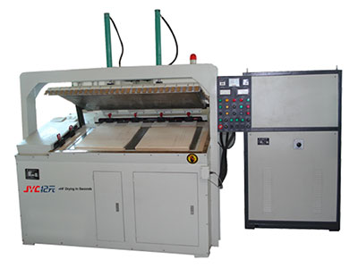 RF Press Edge Gluer of Slant Working Table Version